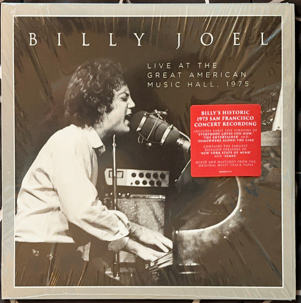 LIVE AT THE GREAT AMERICAN MUSIC HALL - 1975 (BLACK VINYL)