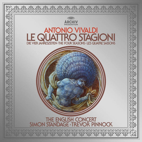 SIMON STANDAGE & THE ENGLISH CONERT & TREVOR PINNOCK VIVALDI: THE FOUR SEASON (LP)