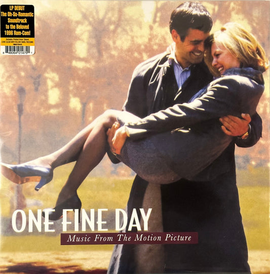 ONE FINE DAY--MUSIC FROM THE MOTION PICTURE (COKE CLEAR WITH YELLOW SWIRL VINYL)