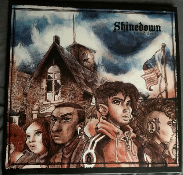 SHINEDOWN US AND THEM (TRANSPARENT PURPLE)