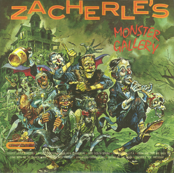 ZACHERLE'S MONSTER GALLERY (CLEAR WITH GREEN SWIRL VINYL)