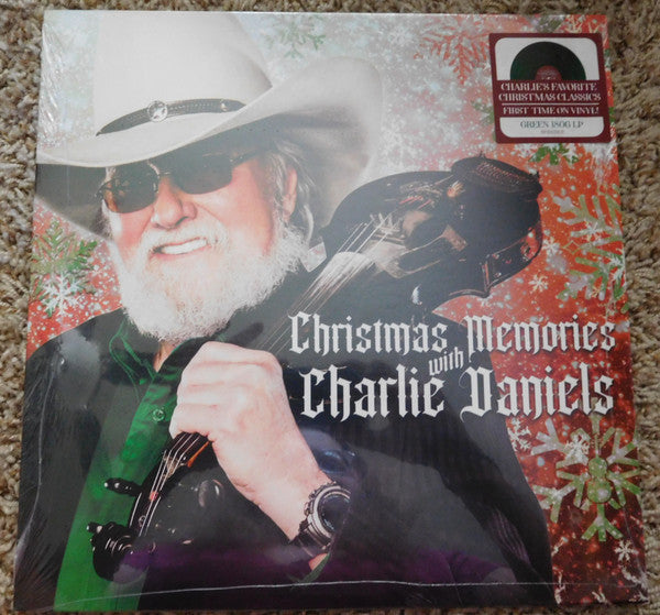 CHRISTMAS MEMORIES WITH CHARLIE DANIELS (GREEN LP)