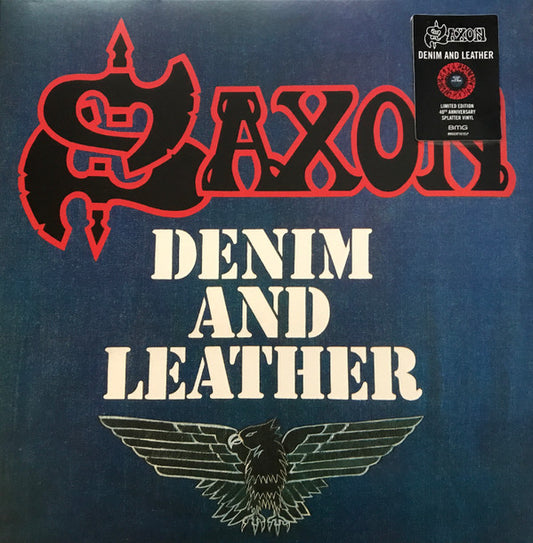 SAXON DENIM AND LEATHER (INDIE LP)