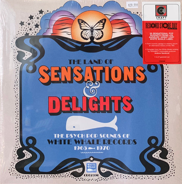 VARIOUS ARTISTS RSD 2020 - THE LAND OF SENSATIONS AND DELIGHTS: A WHITE WHALTE RECORDS COLLECTION (2LP)
