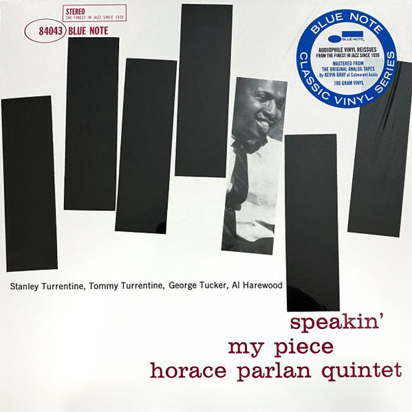 SPEAKIN' MY PIECE (BLUE NOTE CLASSIC SERIES)