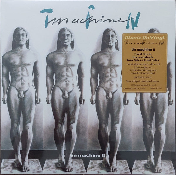 TIN MACHINE II (CLEAR & TURQUOISE MIXED VINYL)