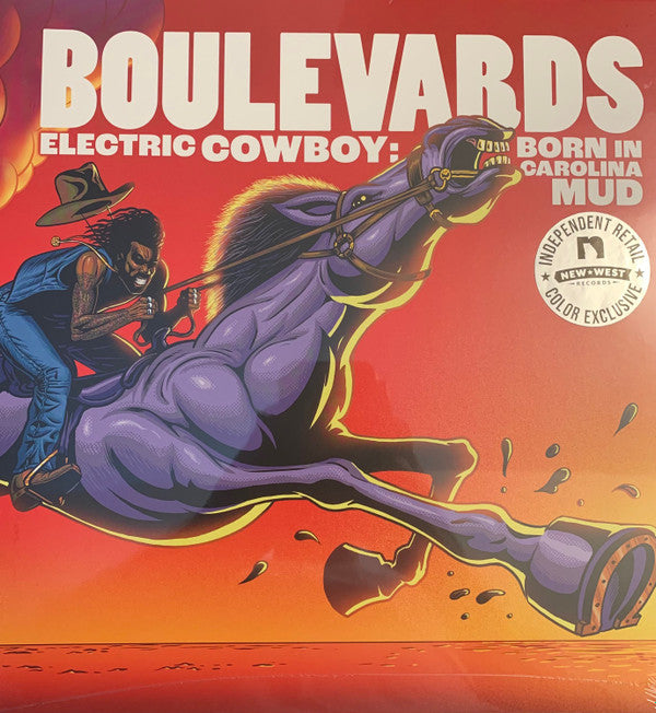 ELECTRIC COWBOY: BORN IN CAROLINA MUD (INDIE EXCLUSIVE, RED & BLACK SWIRL VINYL)