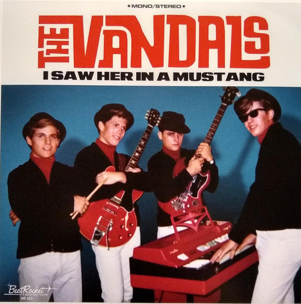 VANDALS, THE I SAW HER IN A MUSTANG (BLUE VINYL)