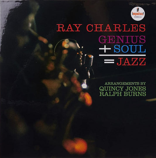 CHARLES, RAY GENIUS + SOUL = JAZZ (LP)