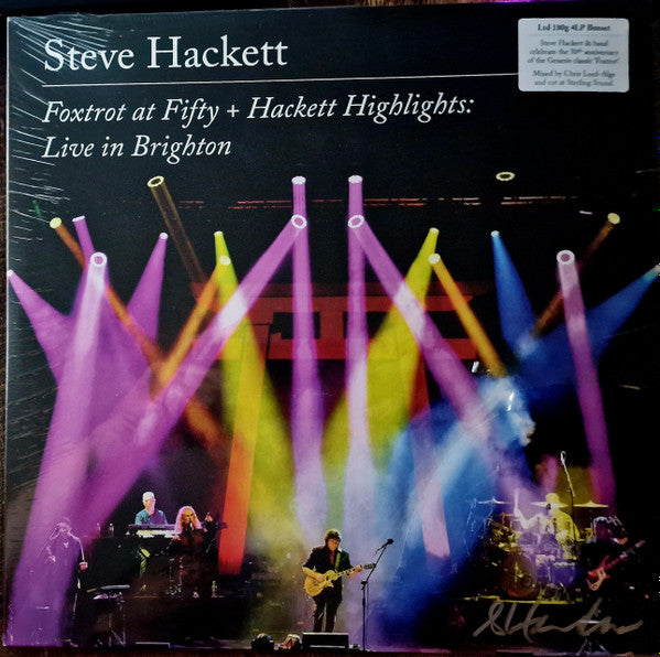 FOXTROT AT FIFTY + HACKETT HIGHLIGHTS: LIVE IN BRIGHTON (LTD. BLACK 4LP EDITION)