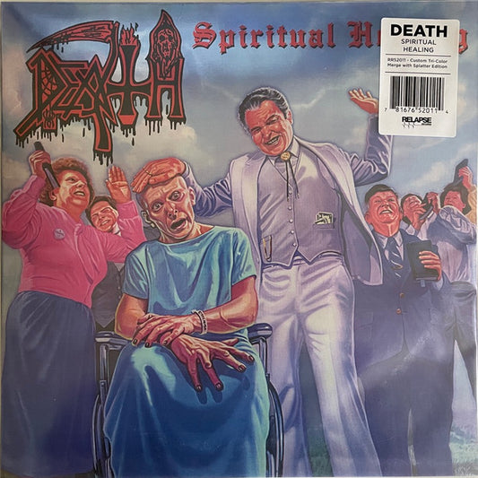 SPIRITUAL HEALING (REISSUE) (RED, CYAN BLUE, BLACK TRI COLOR WITH SPLATTER)