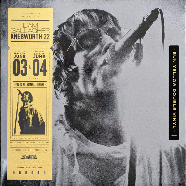 LIAM GALLAGHER KNEBWORTH 22 (SUN YELLOW VINYL) (2LP)