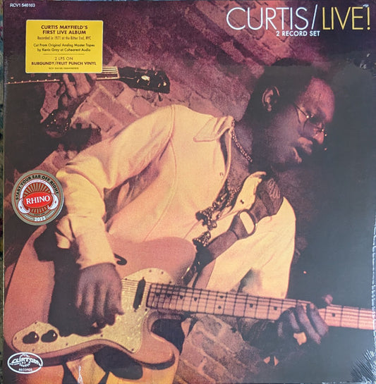 CURTIS / LIVE! (SYEOR 23 EX) [BURGUNDY]