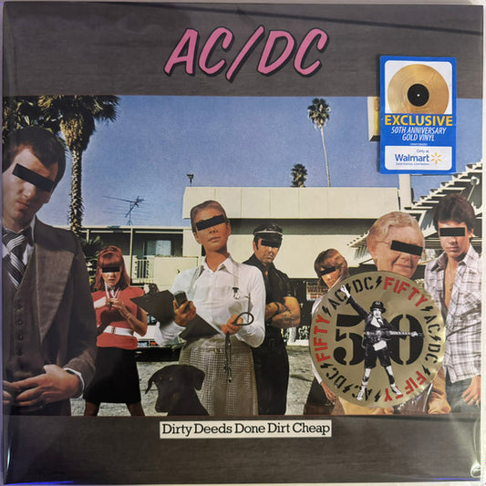 DIRTY DEEDS DONE DIRT CHEAP (50TH ANNIVERSARY GOLD COLOR VINYL)