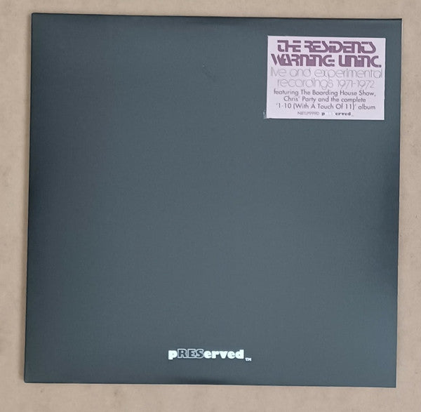 RSD 2022 - WARNING: UNINC.: LIVE AND EXPERIMENTAL RECORDINGS 1971-1972