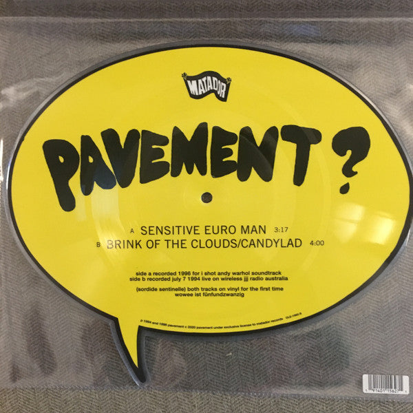 SENSITIVE EUOR MAN (SHAPED PICTURE DISC)