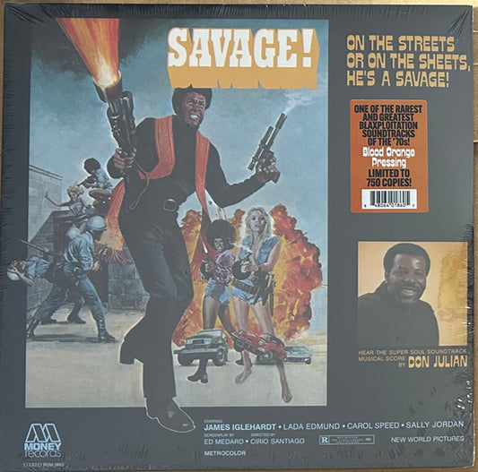 SAVAGE! SUPER SOUL SOUNDTRACK (BLOOD ORANGE VINYL)