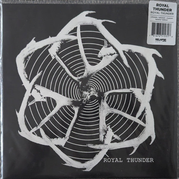 ROYAL THUNDER (MILKY CLEAR W/BLACK & WHITE SPLATTER VINYL)