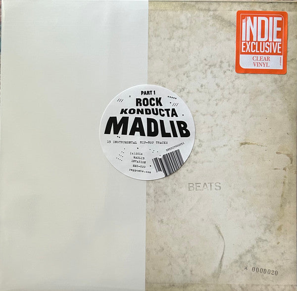 MADLIB ROCK KONDUCTA PT. 1 (CLEAR VINYL)