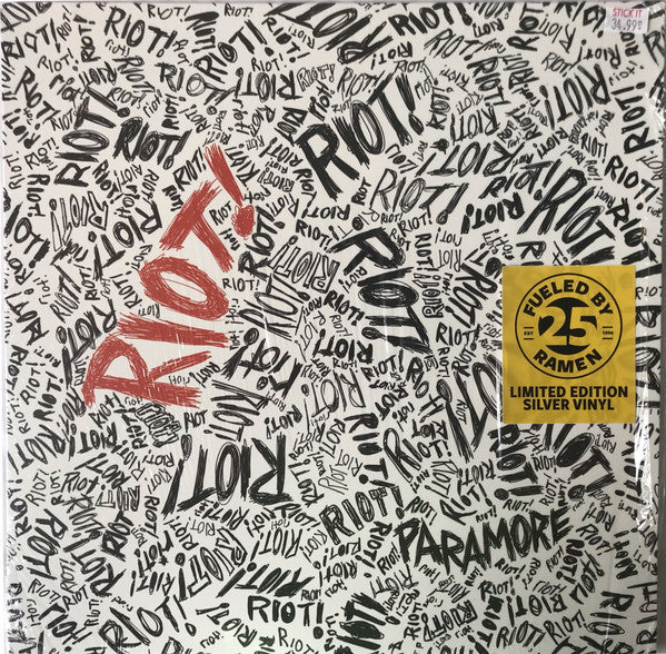 RIOT! (FBR 25TH ANNIVERSARY SILVER VINYL)