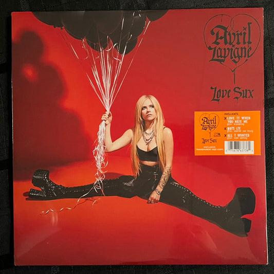 LOVE SUX (INDIE EXCLUSIVE TRANSPARENT RED VINYL)