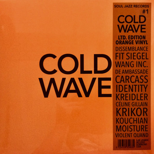 COLD WAVE #1 [ORANGE 2LP VINYL]