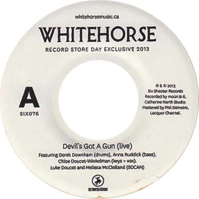 DEVIL'S GOT A GUN LIVE (7''