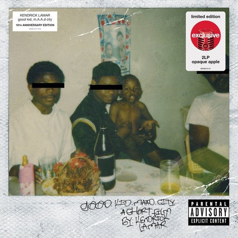 LAMAR, KENDRICK GOOD KID, M.A.A.D CITY (10TH ANN. ED.) (LTD APPLE OPAQUE COLOUR 2LP)