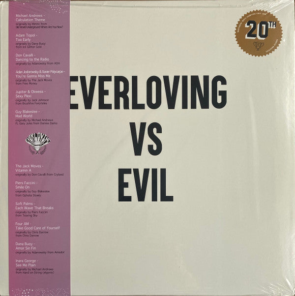 EVERLOVING VS. EVIL (LP WHITE HQ180 VINYL, OBI WRAP, W/ DOWNLOAD CARD)