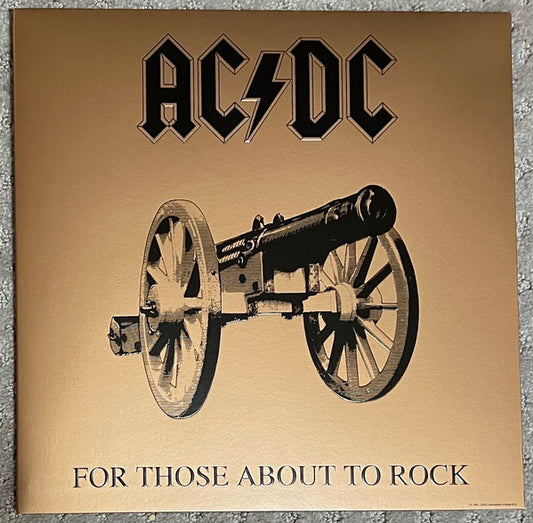 FOR THOSE ABOUT TO ROCK (WE SALUTE YOU) (50TH ANNIVERSARY GOLD COLOR VINYL)