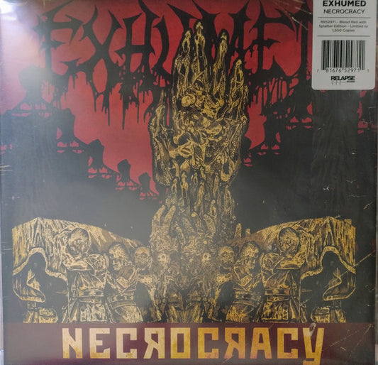 NECROCRACY (BLOOD RED WITH SPLATTER EDITION VINYL)