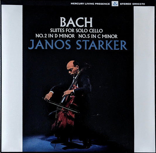 BACH, J.S.: SUITES NOS.2 & 5 FOR SOLO CELLO (MERCURY LIVING PRESENCE HALF SPEED) LP