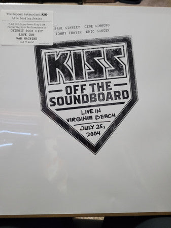 KISS OFF THE SOUNDBOARD-VIRGINA BEACH (3LP)