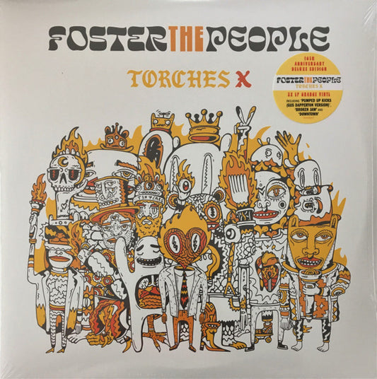 FOSTER THE PEOPLE TORCHES X (DELUXE EDITION) (10TH ANNIVERSARY COLOR VINYL)