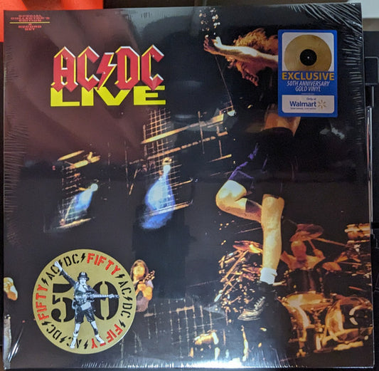 AC/DC LIVE (50TH ANNIVERSARY GOLD COLOR VINYL)