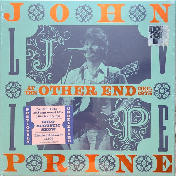 JOHN PRINE RSD 2021 - LIVE AT THE OTHER END, DECEMBER 1975 (4 LP)