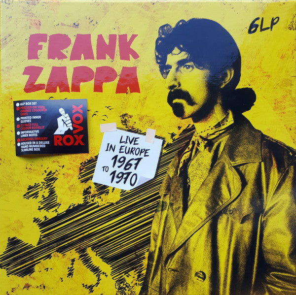 FRANK ZAPPA LIVE IN EUROPE 1967 - 1970 (6LP)