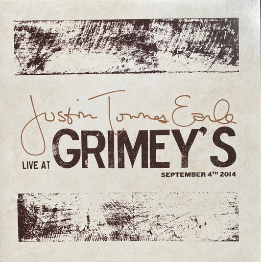 JUSTIN TOWNES EARLE BF 2023 - LIVE AT GRIMEYS (BF23 EXCLUSIVE 45RPM BABY BLUE VINYL)