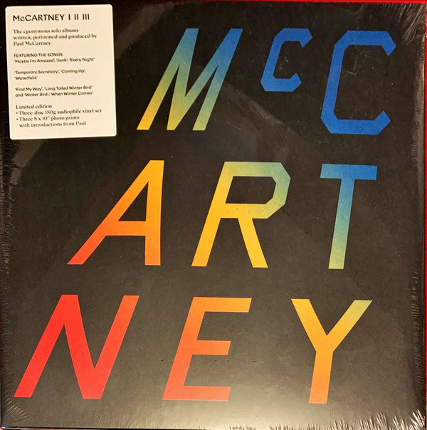 MCCARTNEY I/II/III (3LP)