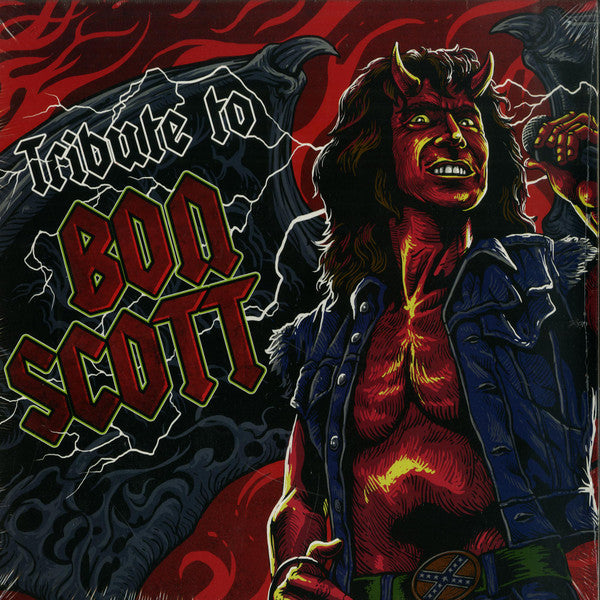 TRIBUTE TO BON SCOTT/RED LP SINGLE SLEEVE