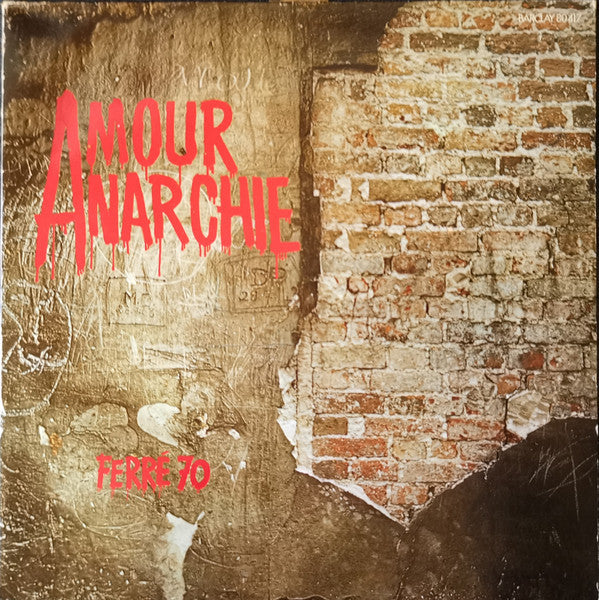 AMOUR ANARCHIE VOL 1 (LP)