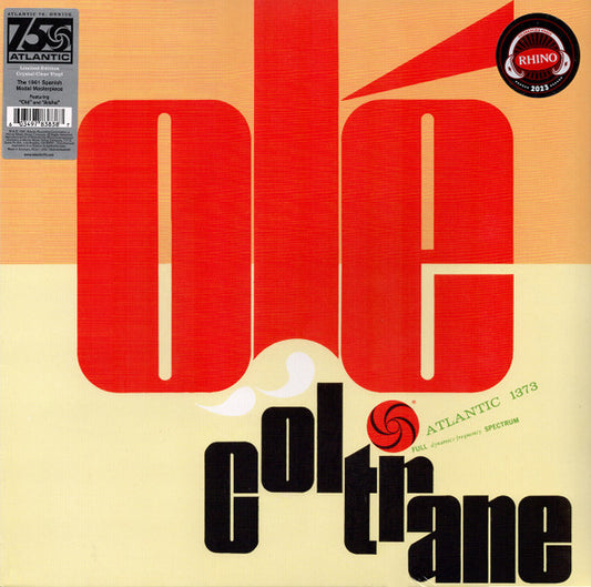 OLÉ COLTRANE (SYEOR 23 EX) [CRYSTAL CLEAR VINYL]