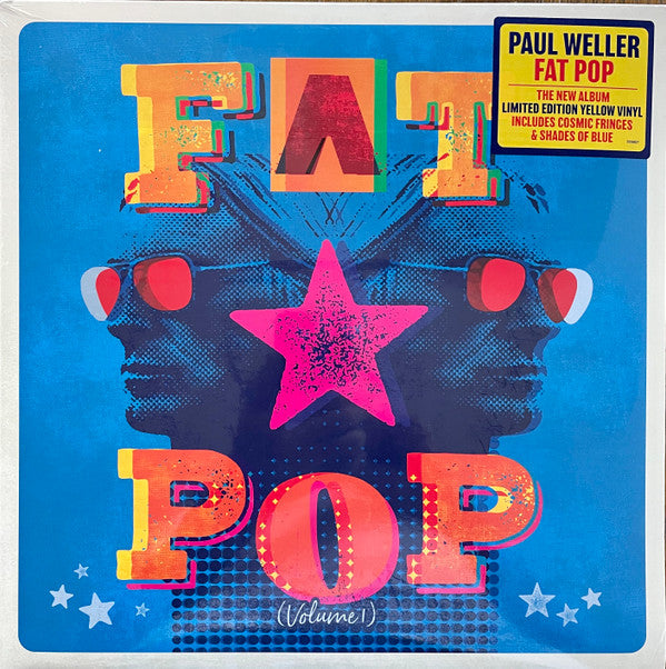 PAUL WELLER FAT POP (VOLUME 1) (INDIE YELLOW LP)