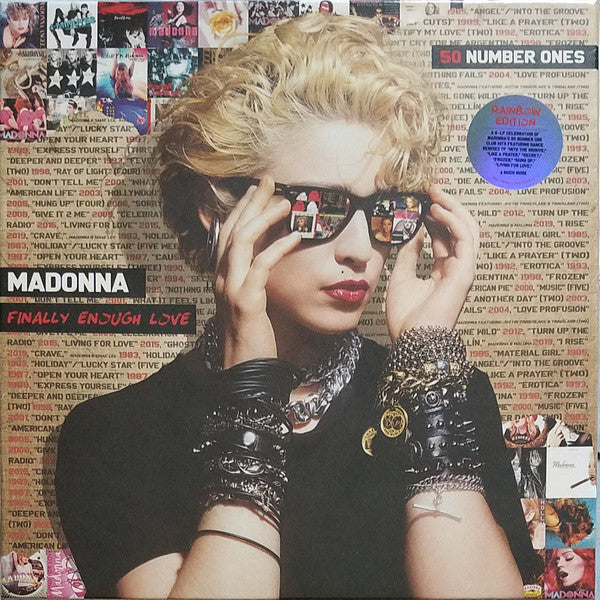 MADONNA FINALLY ENOUGH LOVE: FIFTY NUMBER ONES  RAINBOW EDITION (PRIDE COLOUR VINYL)