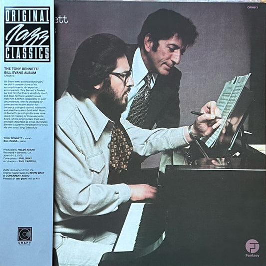 TONY BENNETT BILL EVANS ALBUM, THE(ORIGINAL JAZZ CLASSICS SERIES) (LP)