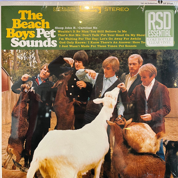 BEACH BOYS, THE PET SOUNDS (INDIE EXCLUSIVE COKE BOTTLE CLEAR VINYL)