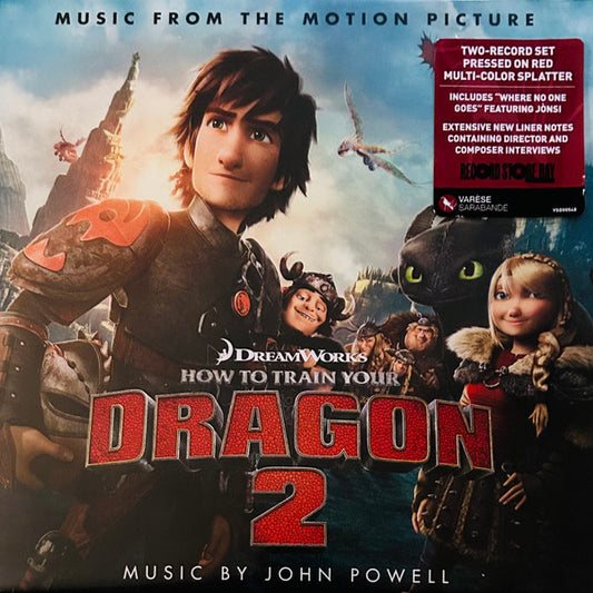 RSD 2023 - SOUNDTRACK: HOW TO TRAIN YOUR DRAGON 2 (2LP RED SPLATTER VINYL)