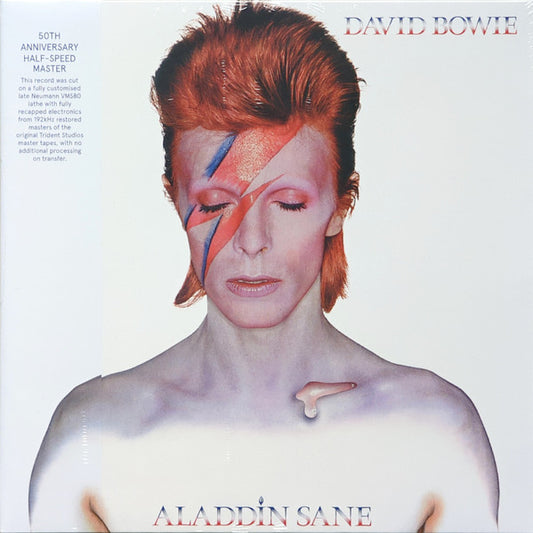 DAVID BOWIE ALADDIN SANE (50TH ANNIVERSARY) (HALF SPEED MASTER LP)