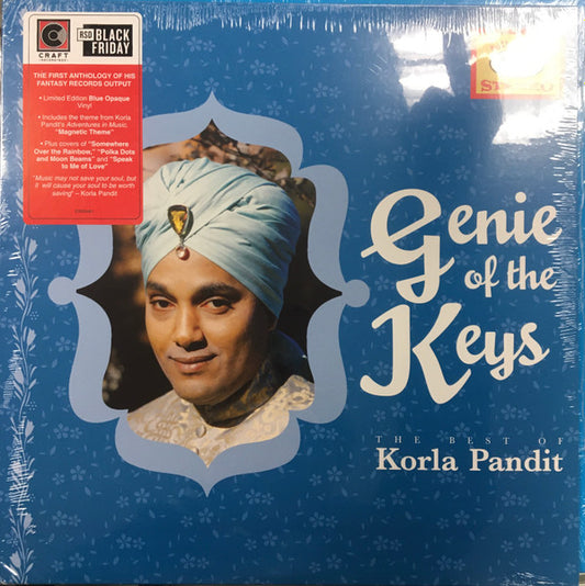 BF 2022 - GENIE OF THE KEYS: THE BEST OF KORLA PANDIT (OPAQUE BLUE LP)