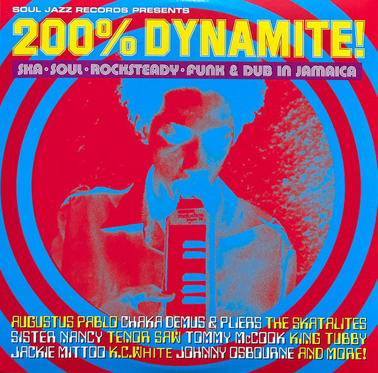 RSD 2023 - 200% DYNAMITE! SKA, ROCKSTEADY, FUNK & DUB IN JAMAICA [2LP RED & BLUE VINYL]